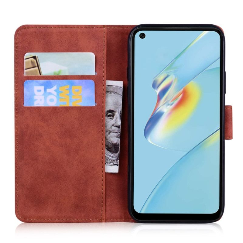 Flip Cover Oppo Reno 8 Lite Sommerfugl