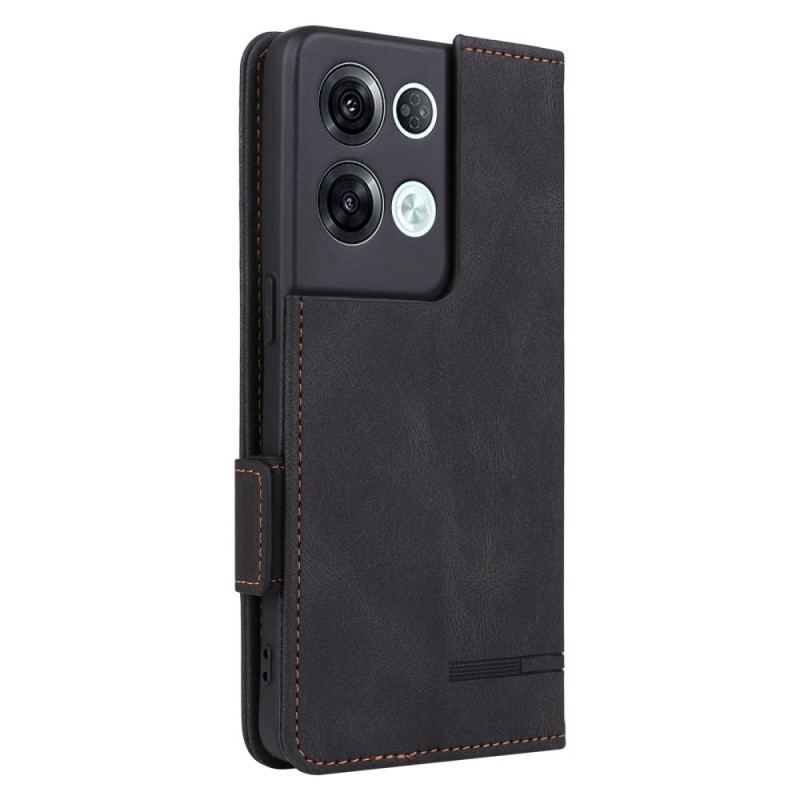 Flip Cover Oppo Reno 8 Pro Subtil Elegance