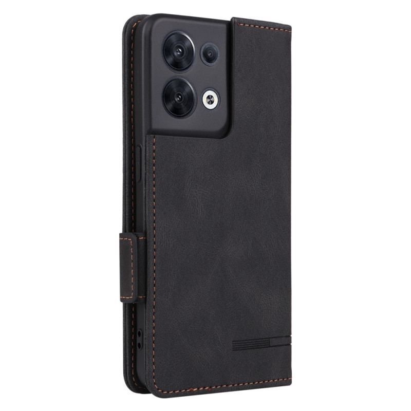 Flip Cover Oppo Reno 8 Subtil Elegance