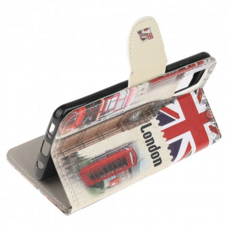 Flip Cover Poco M5s London Liv