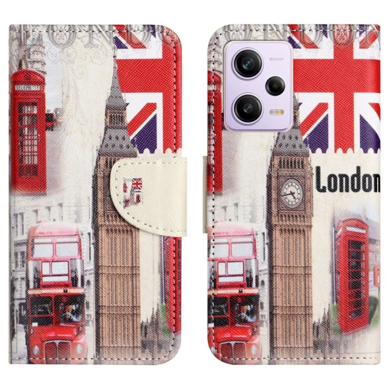 Flip Cover Poco X5 5G London Liv