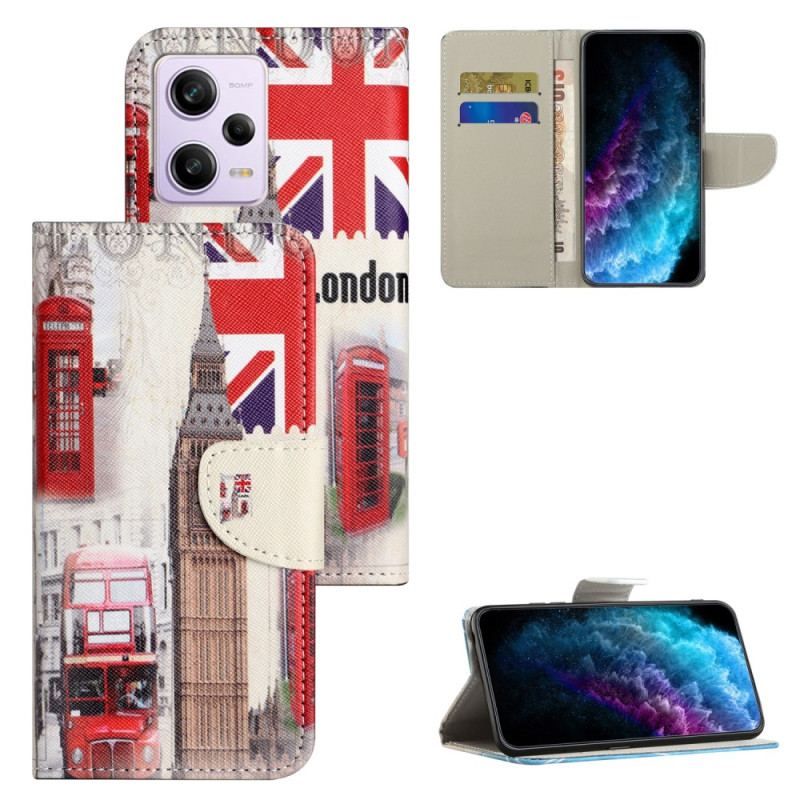 Flip Cover Poco X5 5G London Liv