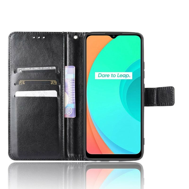 Flip Cover Realme C11 Prangende Kunstlæder