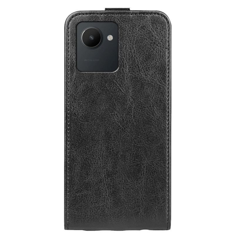 Flip Cover Realme C30 Læder Cover Lodret Klap