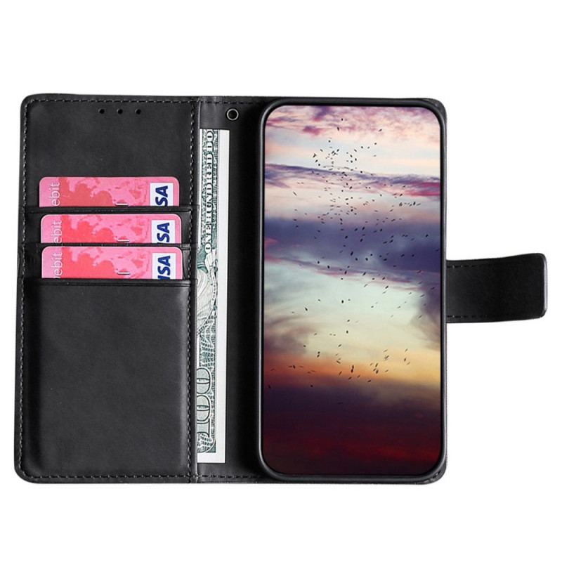 Flip Cover Realme GT2 Pro Krokodillehudseffekt