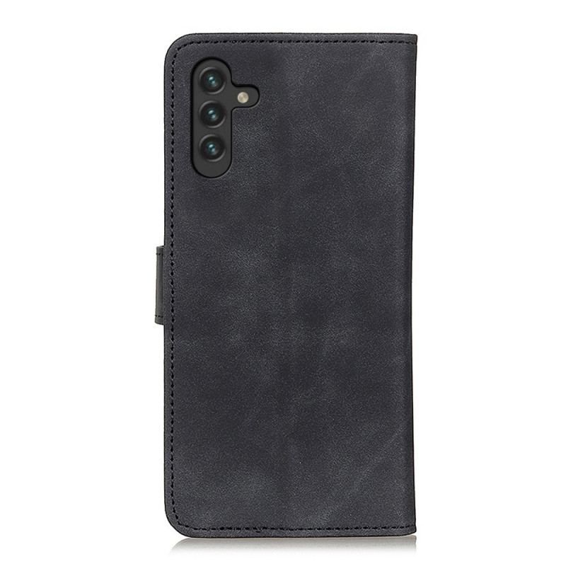 Flip Cover Samsung Galaxy A13 5G / A04s Khazneh Vintage Lædereffekt