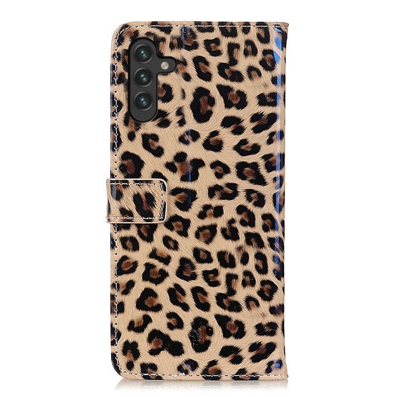 Flip Cover Samsung Galaxy A13 5G / A04s Leopard