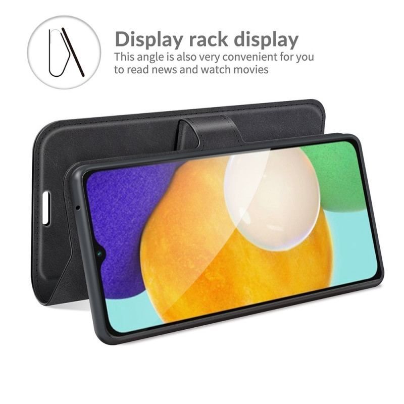 Flip Cover Samsung Galaxy A13 5G / A04s Slank Imiteret Læder