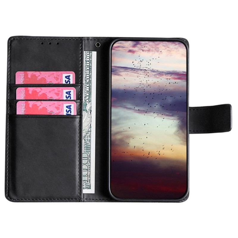 Flip Cover Samsung Galaxy A13 Krokodillehudseffekt