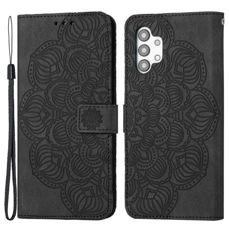 Flip Cover Samsung Galaxy A13 Med Snor Vintage Strappy Mandala