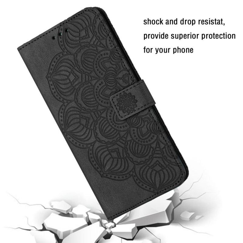 Flip Cover Samsung Galaxy A13 Med Snor Vintage Strappy Mandala