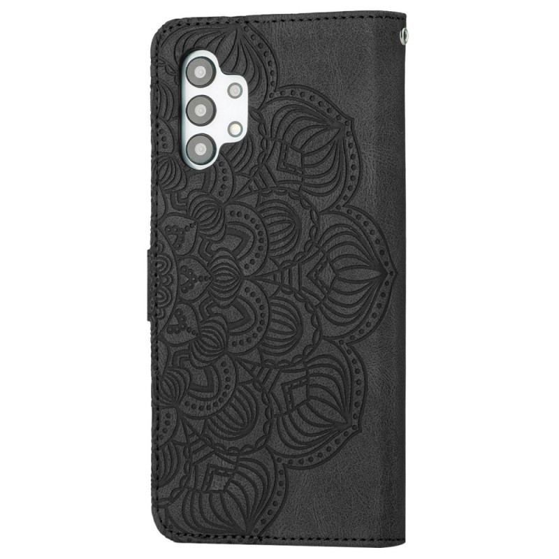 Flip Cover Samsung Galaxy A13 Med Snor Vintage Strappy Mandala