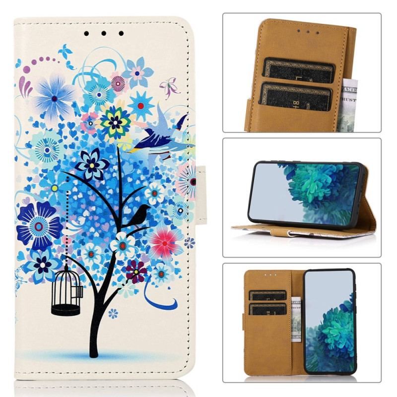 Flip Cover Samsung Galaxy A14 / A14 5G Blomstrende Træ