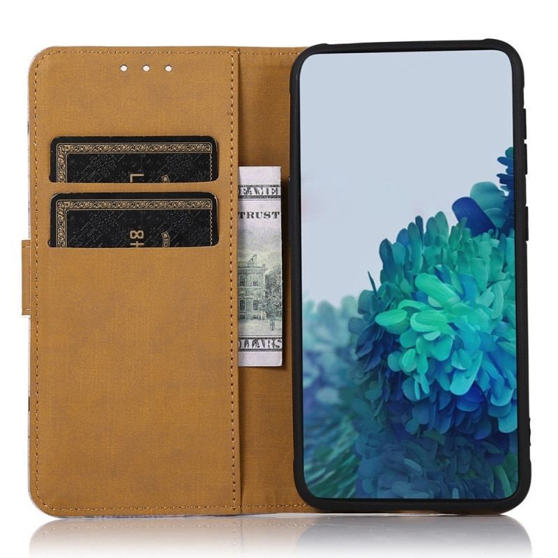 Flip Cover Samsung Galaxy A14 / A14 5G Rejsende Kat