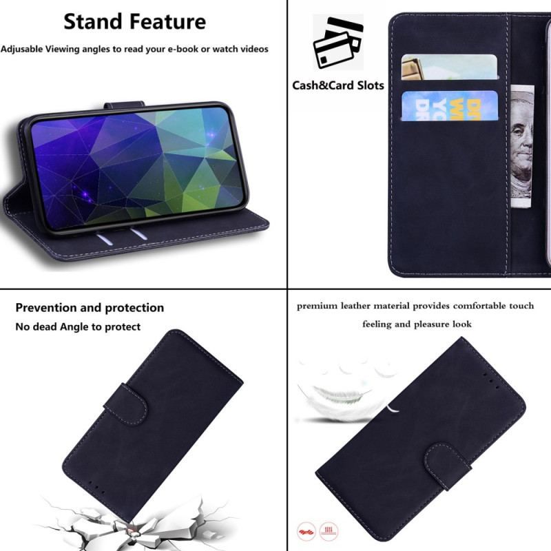 Flip Cover Samsung Galaxy A14 / A14 5G Udsatte Sømme