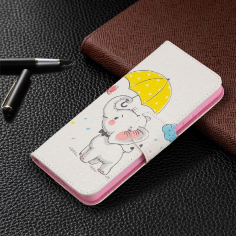 Flip Cover Samsung Galaxy A52 4G / A52 5G / A52s 5G Baby Elefant