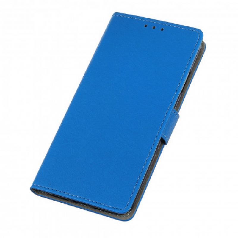 Flip Cover Samsung Galaxy A52 4G / A52 5G / A52s 5G Basisfarve I Kunstlæder