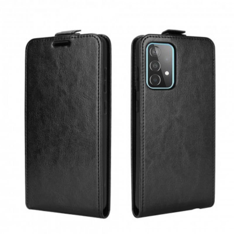 Flip Cover Samsung Galaxy A52 4G / A52 5G / A52s 5G Læder Cover Lodret Klap I Lædereffekt