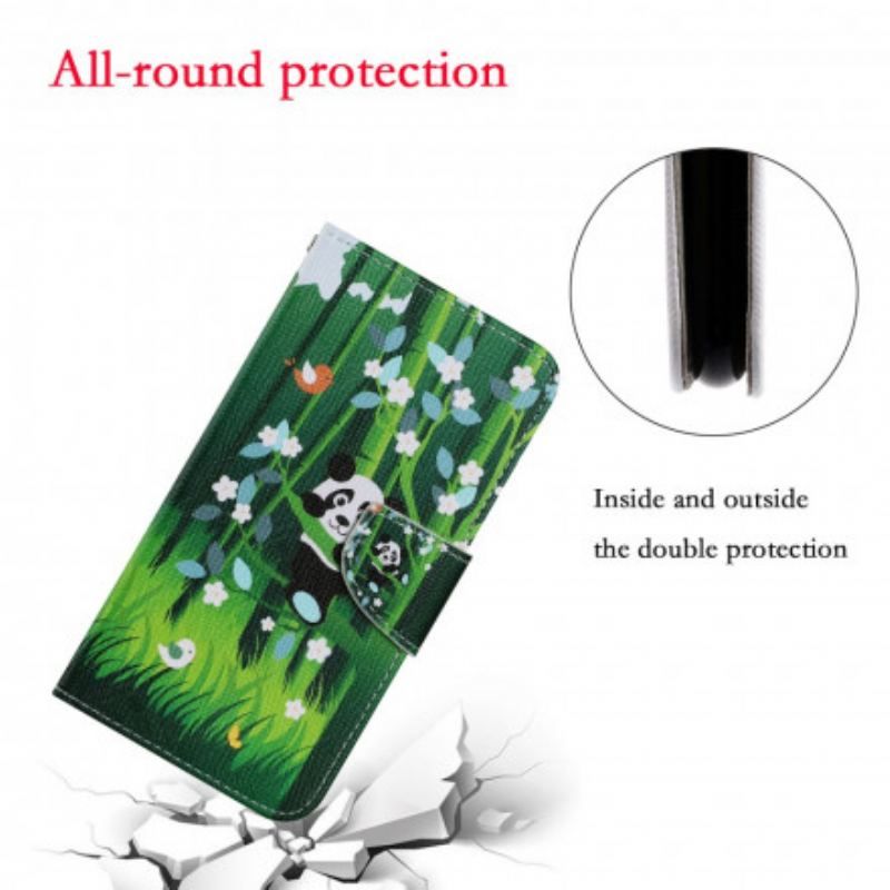 Flip Cover Samsung Galaxy A52 4G / A52 5G / A52s 5G Panda Walk