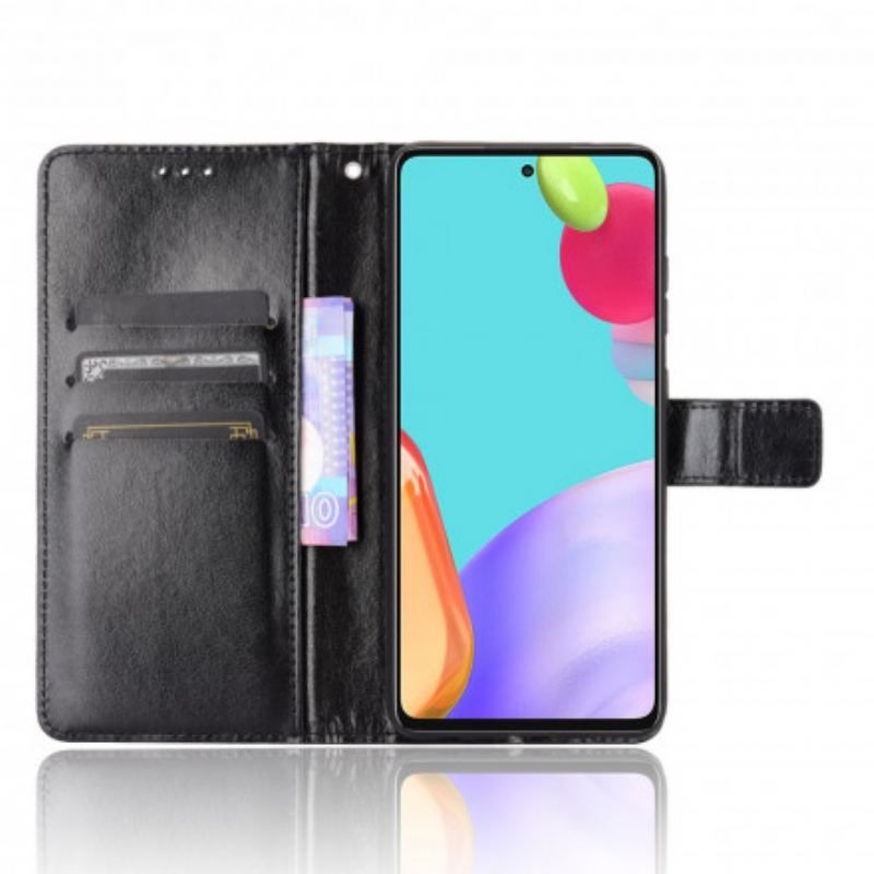 Flip Cover Samsung Galaxy A52 4G / A52 5G / A52s 5G Prangende Kunstlæder