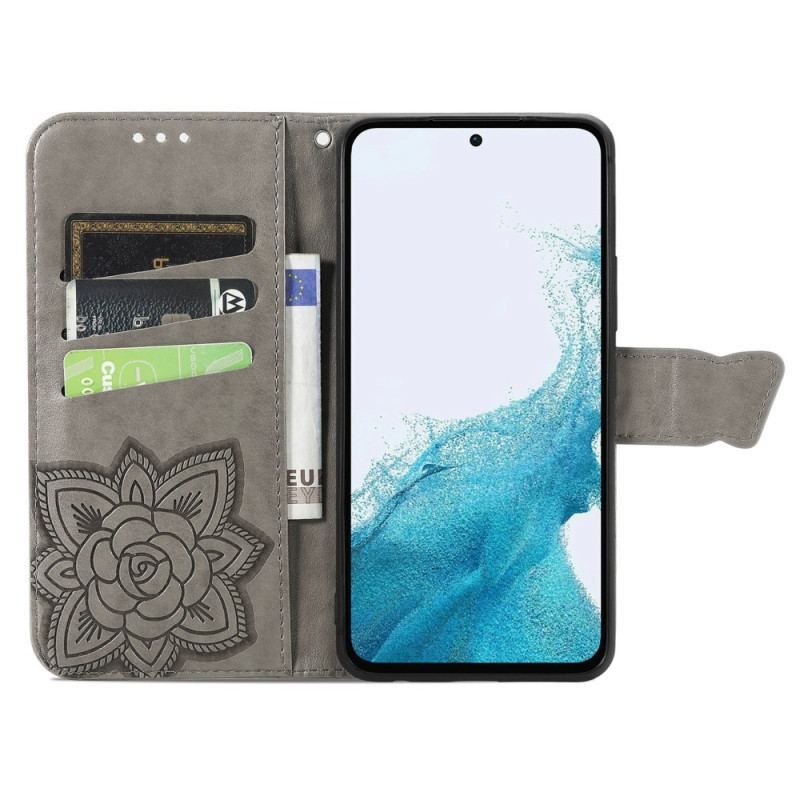 Flip Cover Samsung Galaxy A54 5G Barok Sommerfugl