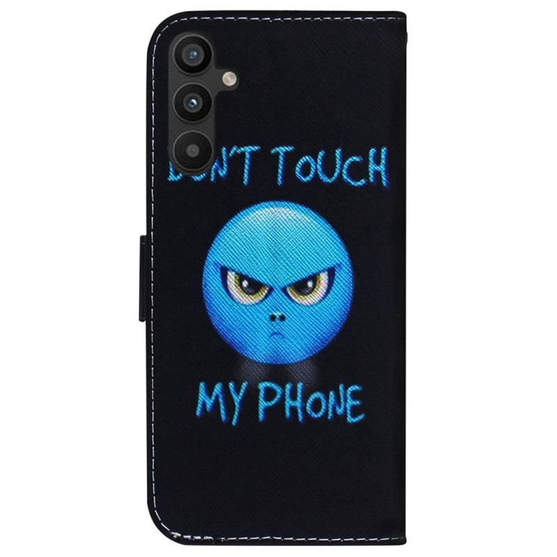 Flip Cover Samsung Galaxy A54 5G Emoji Rør Ikke Ved Min Telefon