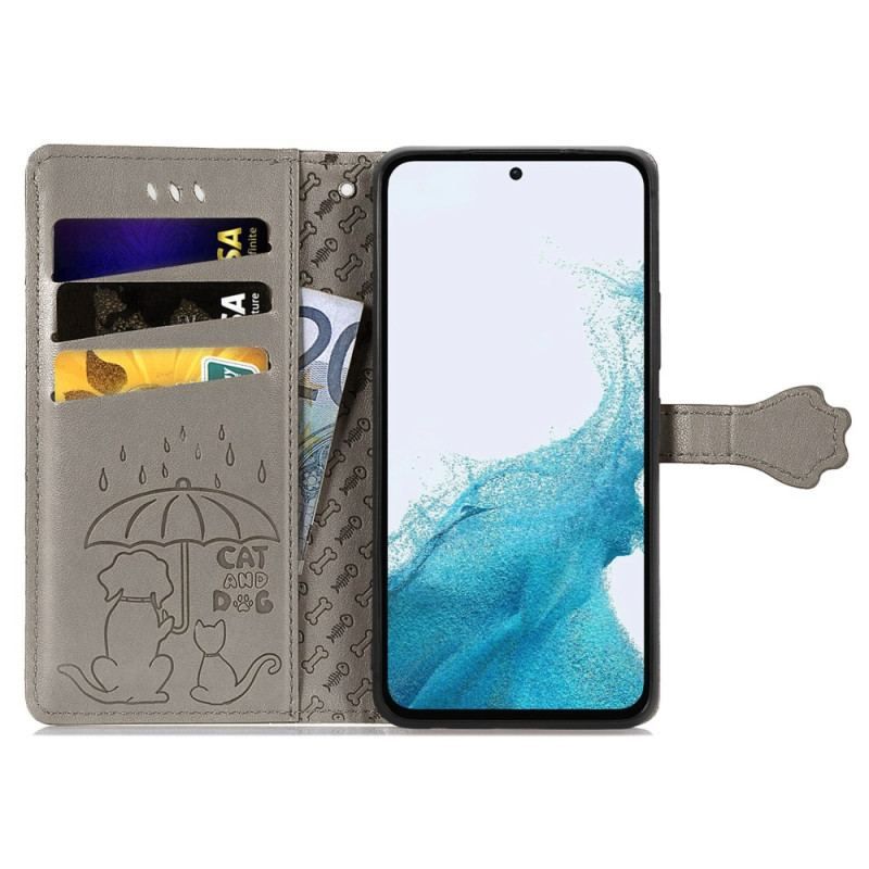 Flip Cover Samsung Galaxy A54 5G Med Snor Thong Dyr