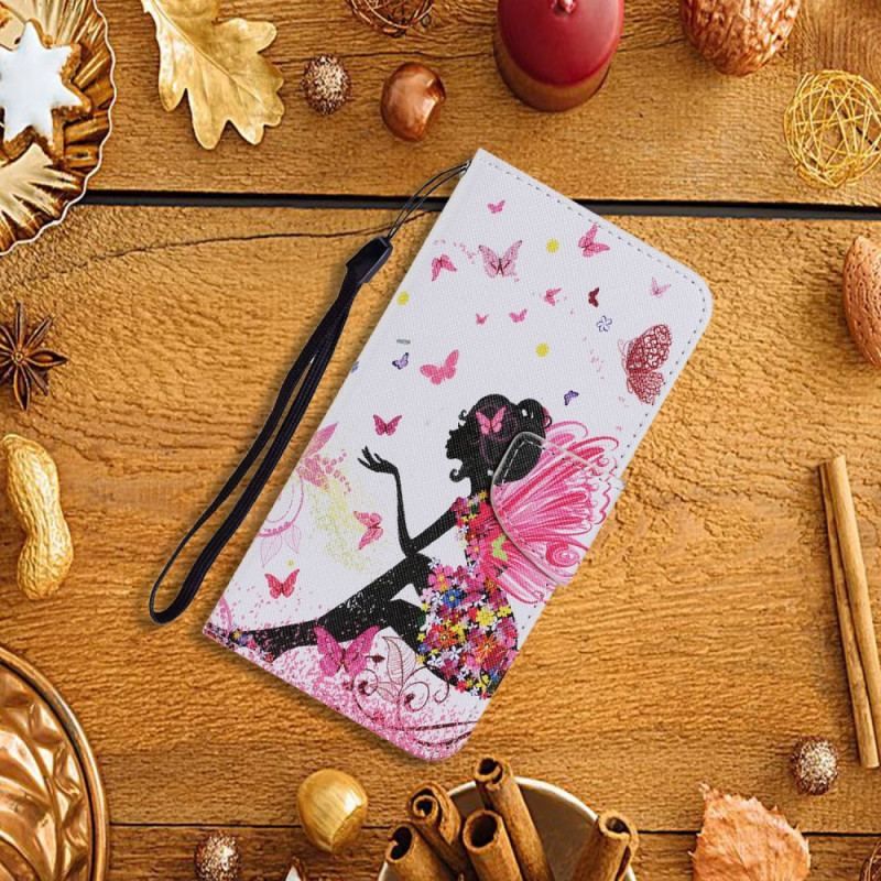 Flip Cover Samsung Galaxy A54 5G Med Snor Thong Fairy