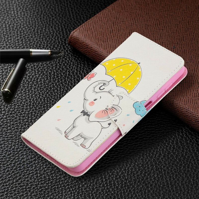 Flip Cover Samsung Galaxy M12 / A12 Baby Elefant