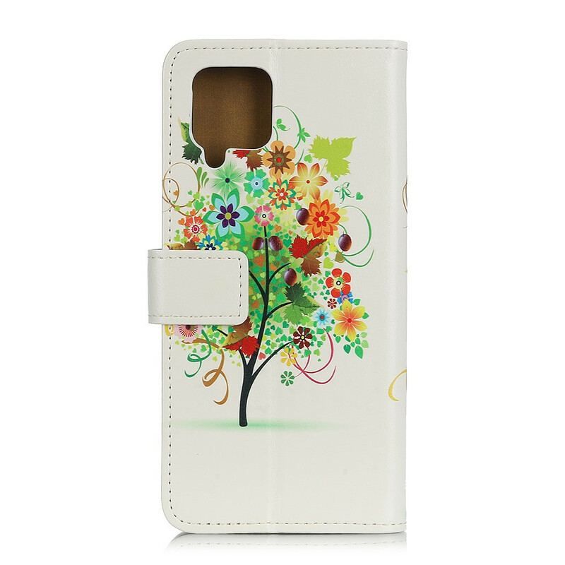 Flip Cover Samsung Galaxy M12 / A12 Blomstrende Træ