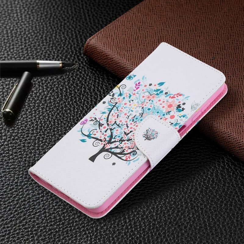 Flip Cover Samsung Galaxy M12 / A12 Blomstret Træ