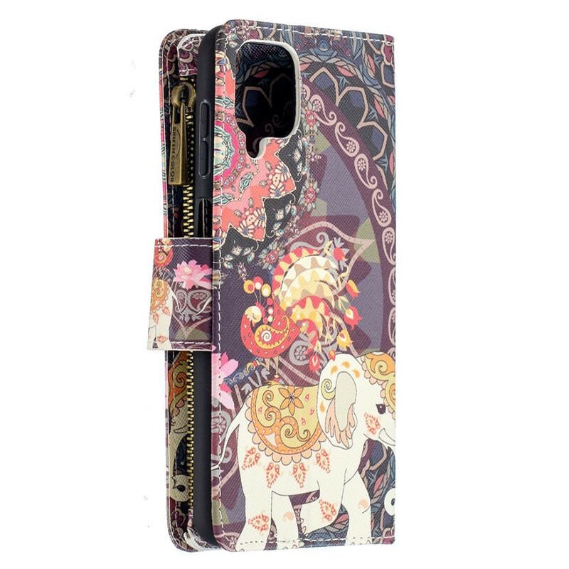 Flip Cover Samsung Galaxy M12 / A12 Elefant Lynlåslomme