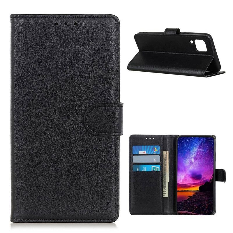 Flip Cover Samsung Galaxy M12 / A12 Traditionelt Litchi