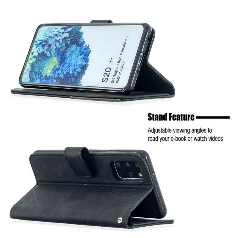 Flip Cover Samsung Galaxy S20 Plus / S20 Plus 5G Binfen Farvetrekanter