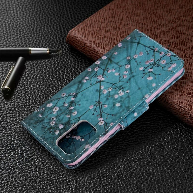 Flip Cover Samsung Galaxy S20 Plus / S20 Plus 5G Blomstrende Træ