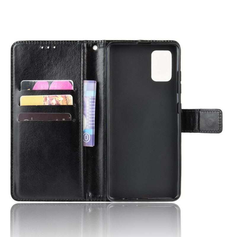 Flip Cover Samsung Galaxy S20 Plus / S20 Plus 5G Prangende Kunstlæder