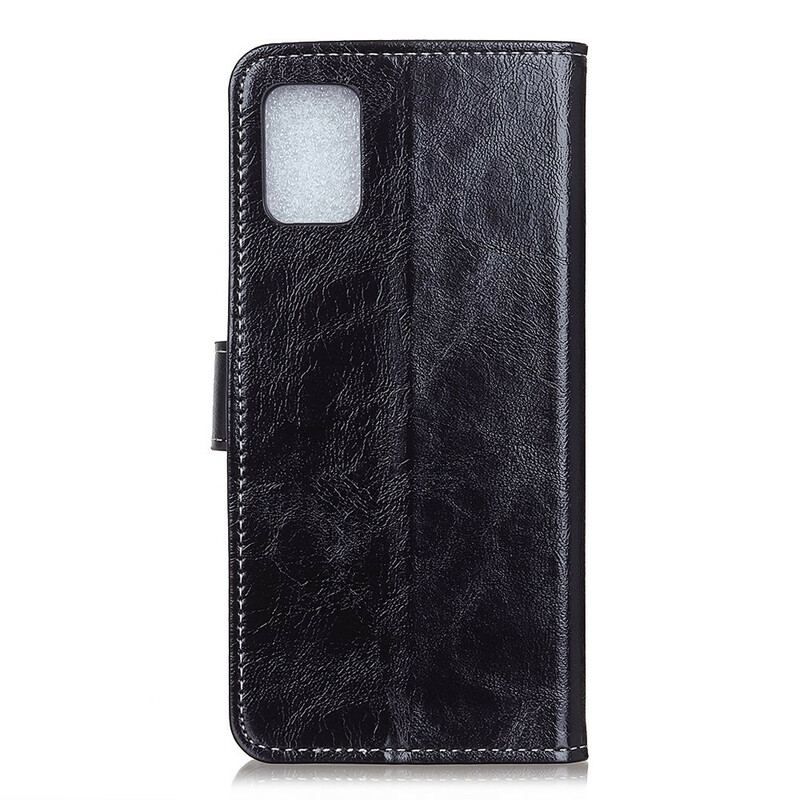 Flip Cover Samsung Galaxy S20 Plus / S20 Plus 5G Skinnende Og Sømme