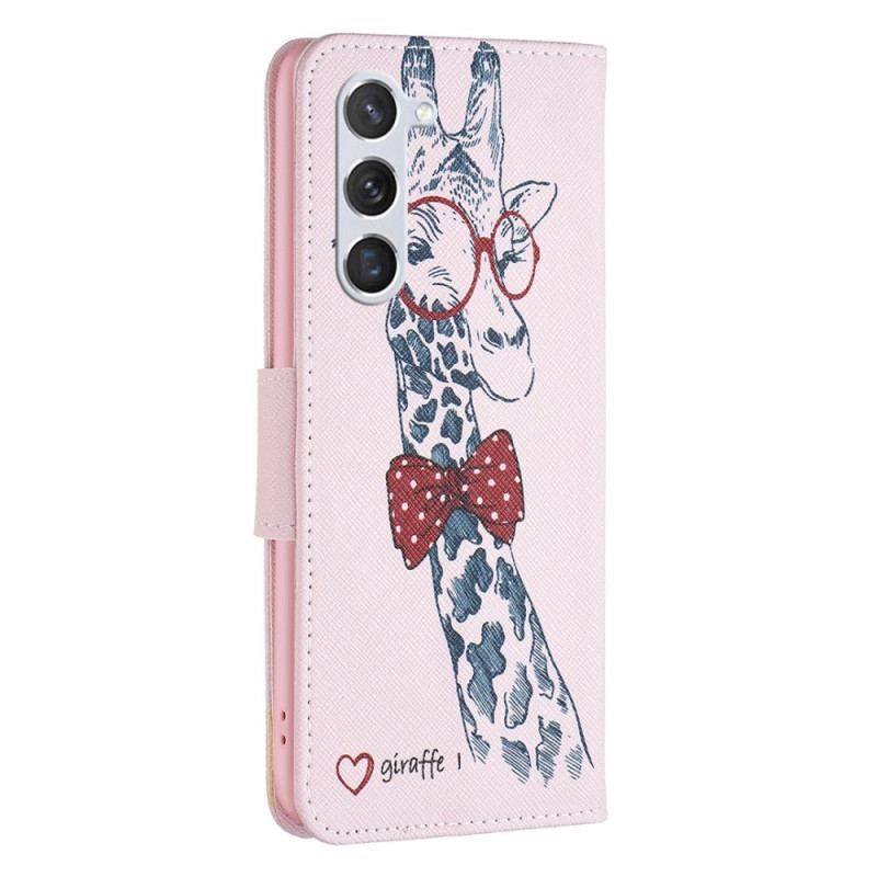 Flip Cover Samsung Galaxy S23 5G Brainy Giraf