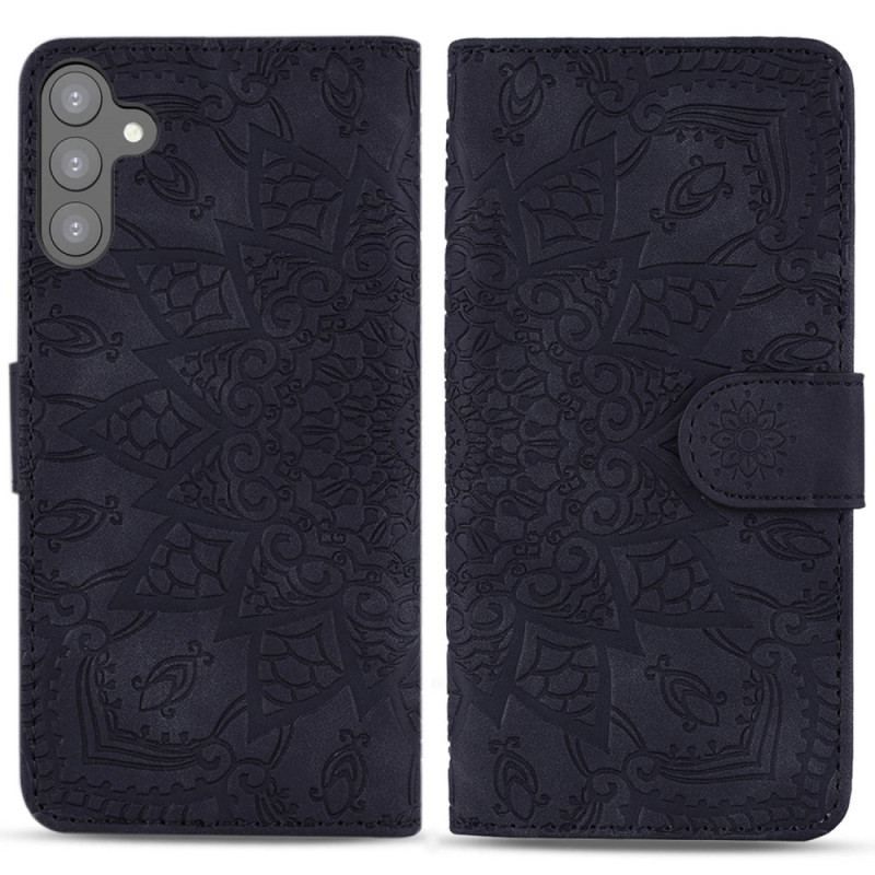 Flip Cover Samsung Galaxy S23 5G Med Snor Stilfuld Strappy Mandala