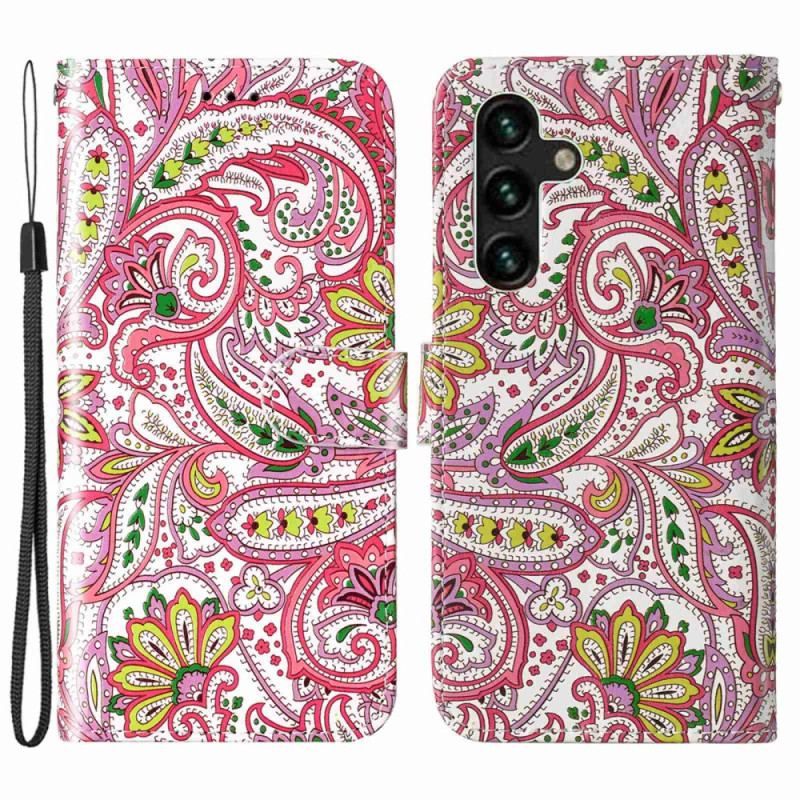 Flip Cover Samsung Galaxy S23 5G Med Snor Strappy Cashmere Style