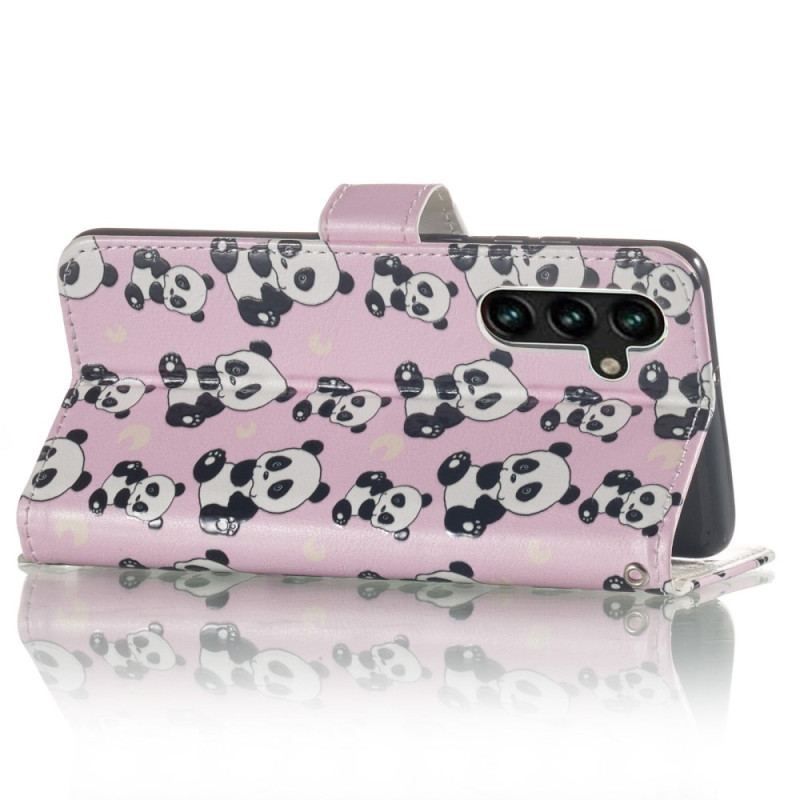 Flip Cover Samsung Galaxy S23 5G Med Snor Strappy Pandaer