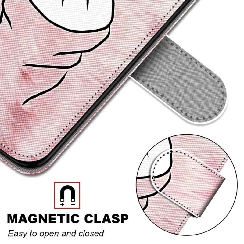 Flip Cover Samsung Galaxy S23 Ultra 5G Finger Hjerte