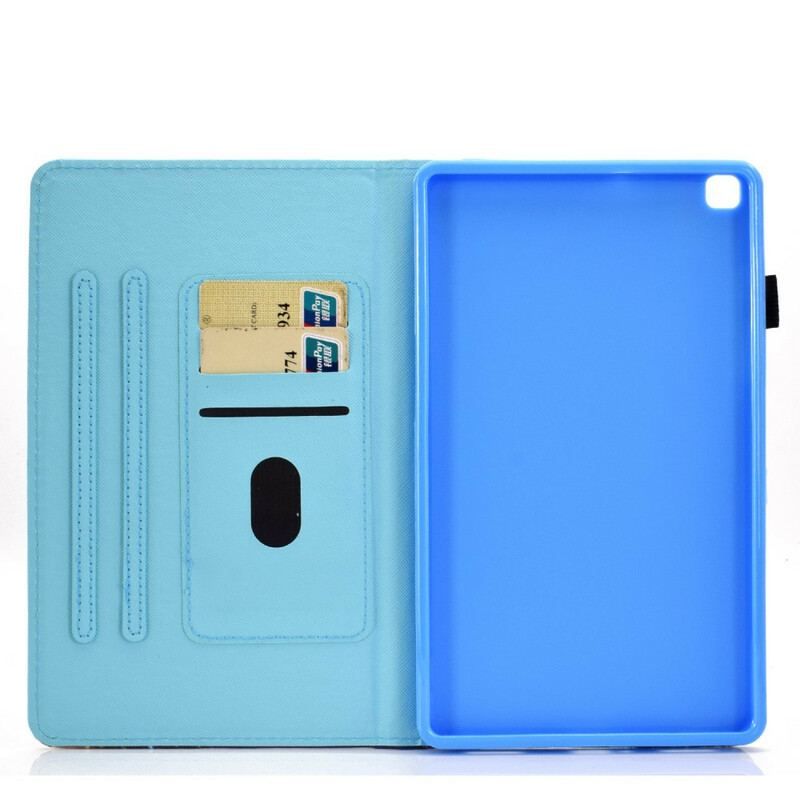 Flip Cover Samsung Galaxy Tab A7 Lite Akvarel Træ