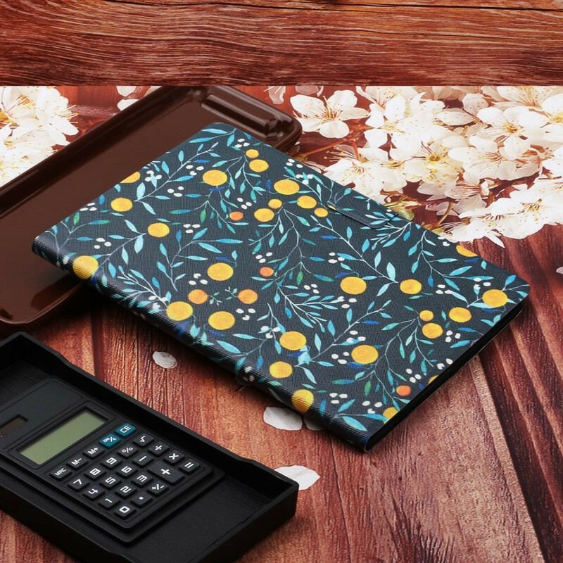 Flip Cover Samsung Galaxy Tab A7 Lite Blomster Blomster Blomster