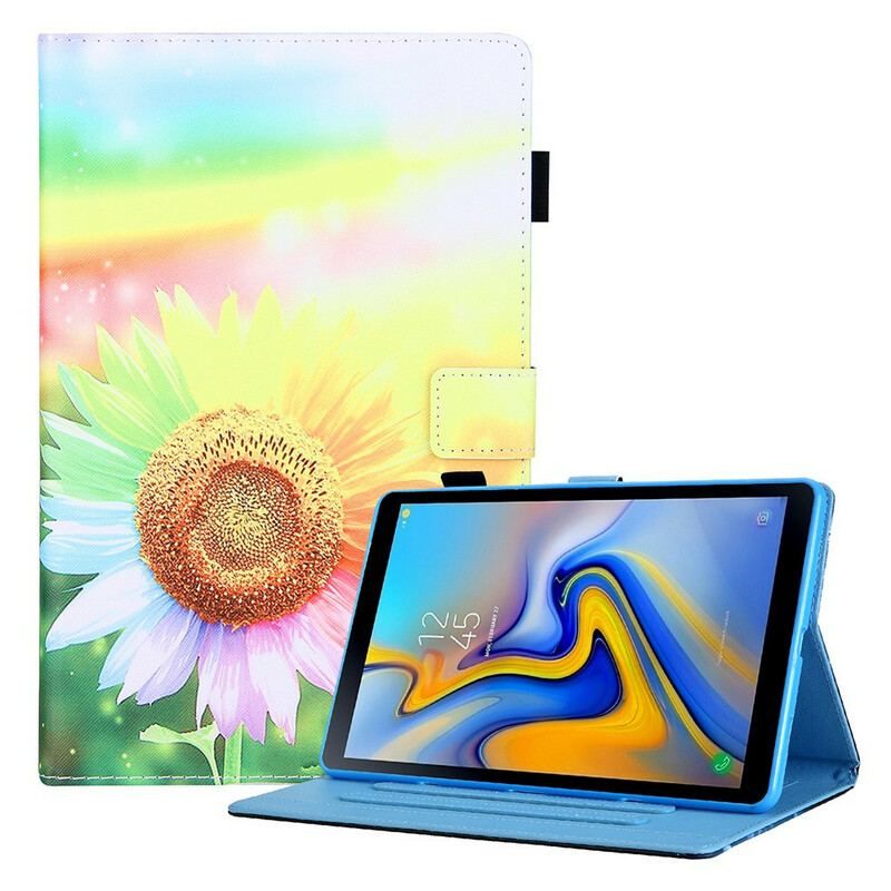 Flip Cover Samsung Galaxy Tab A7 Lite Blomster I Solen