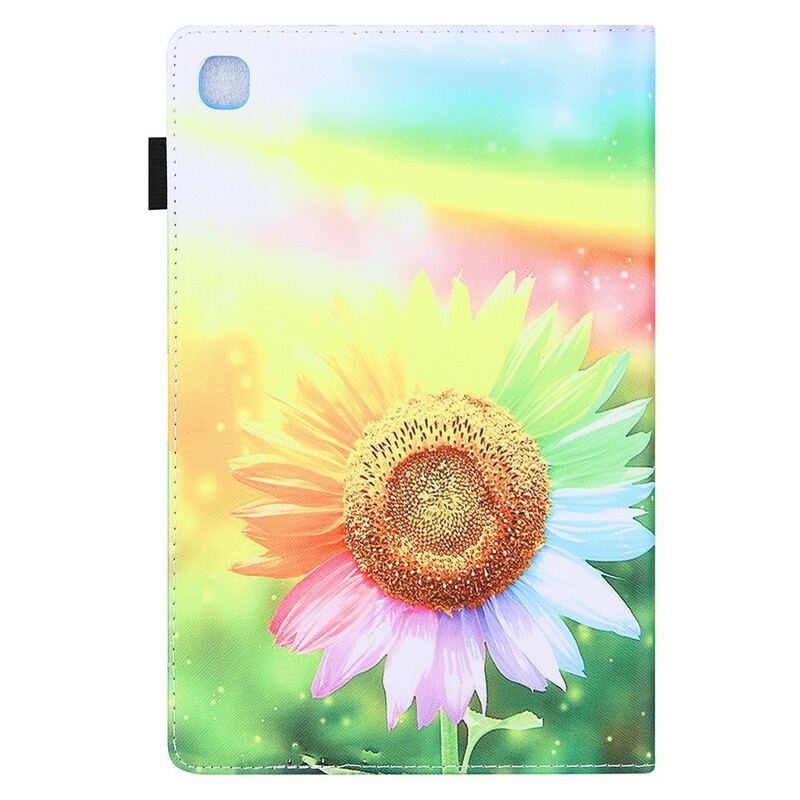 Flip Cover Samsung Galaxy Tab A7 Lite Blomster I Solen