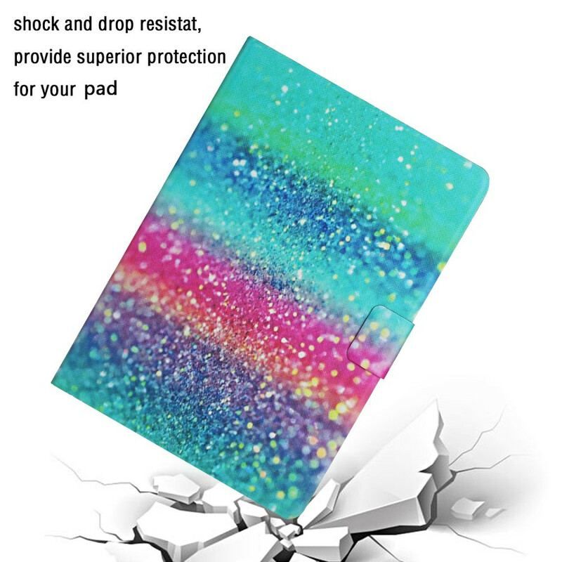 Flip Cover Samsung Galaxy Tab A7 Lite Design Af Pailletter