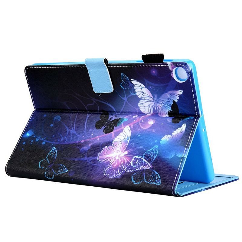 Flip Cover Samsung Galaxy Tab A7 Lite Magiske Sommerfugle