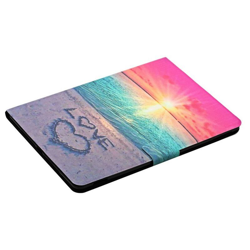 Flip Cover Samsung Galaxy Tab A7 Lite Solnedgang Kærlighed