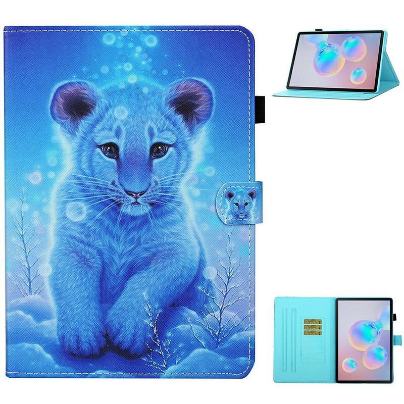 Flip Cover Samsung Galaxy Tab S8 / Tab S7 Baby Tiger